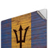 Barbados Flag Dark Wood Apple MacBook Pro 16-inch Skin
